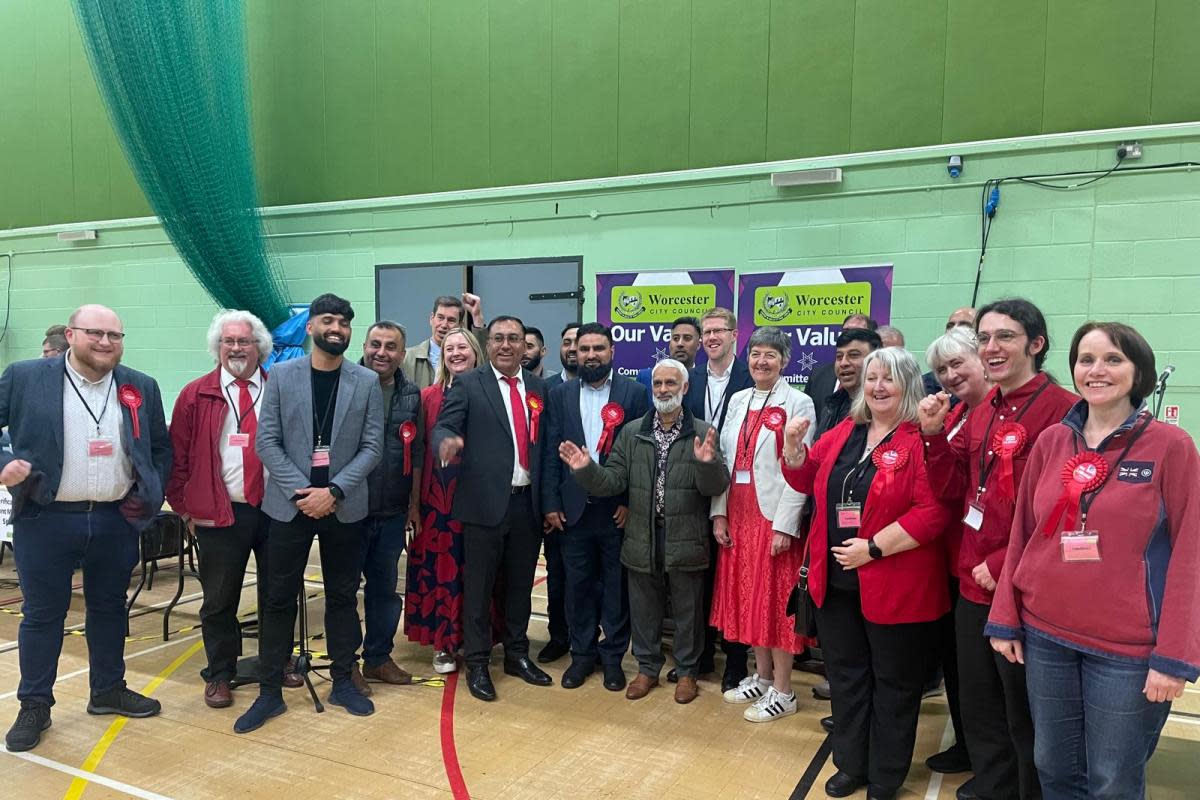 POLICIES: Labour councillors and supporters after the election count last Friday <i>(Image: NQ)</i>