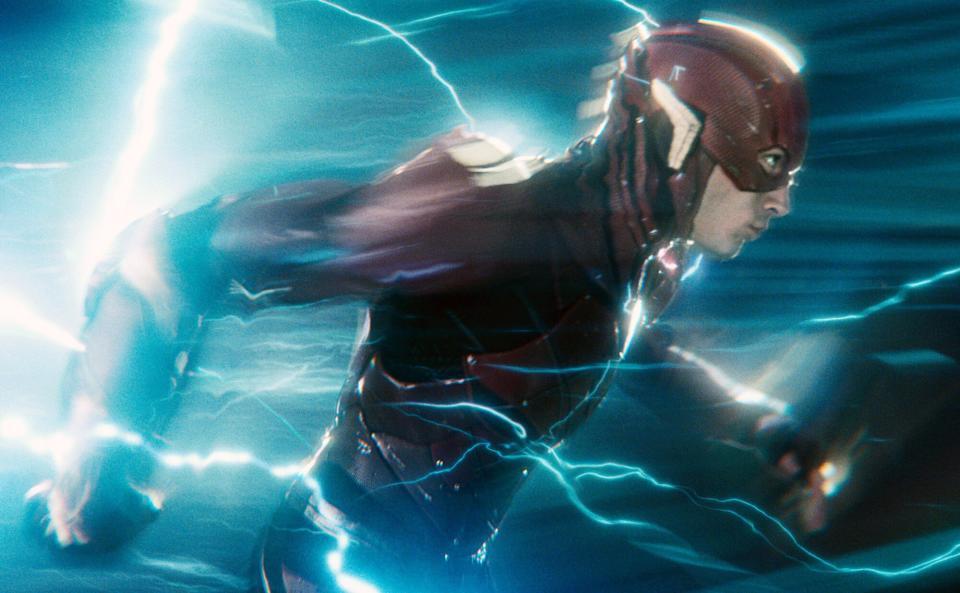 JUSTICE LEAGUE, Ezra Miller as The Flash, 2017.