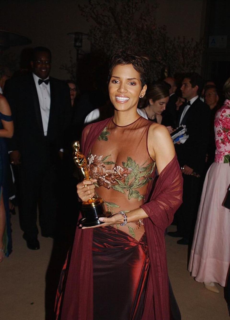 Halle Berry attending the Academy Awards in Los Angeles, California