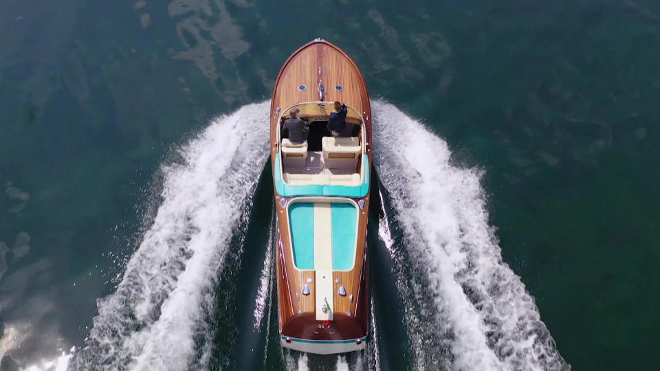 A classic Riva Aquarama. / Credit: CBS News