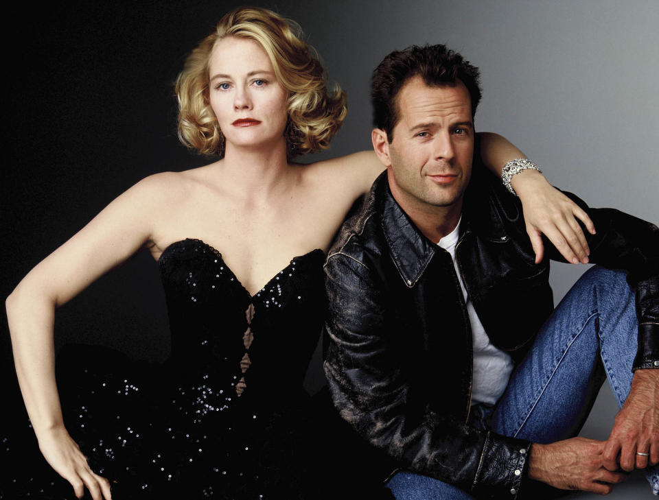 Cybill Shepherd and Bruce Willis on Moonlighting, 1986.  (ABC Photo Archives / ABC via Getty Images)