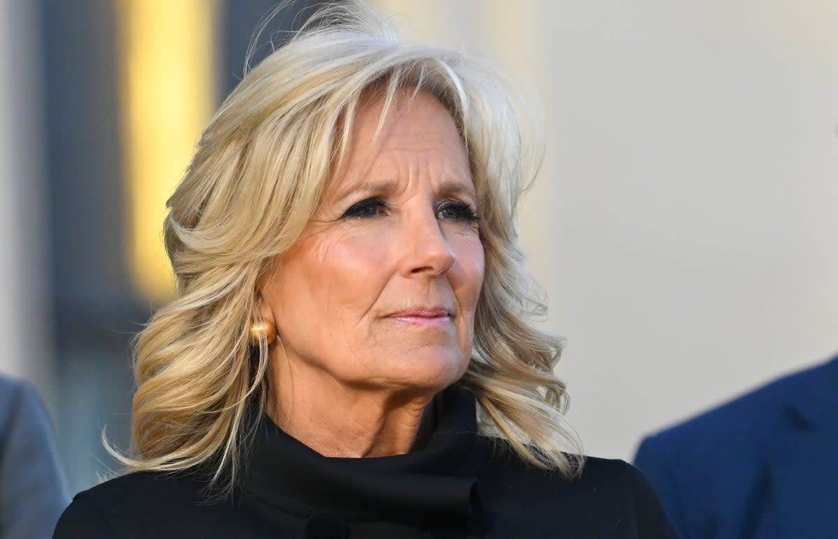 Jill Biden will be repesenting the US president at the King’s coronation (AFP via Getty Images)