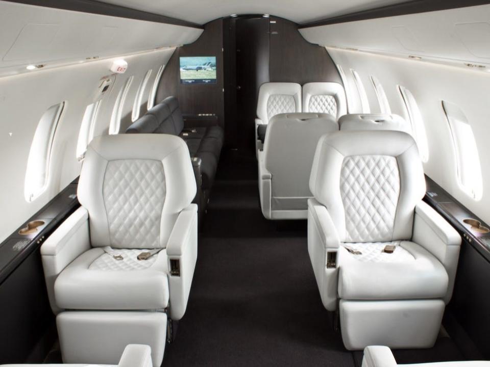 VIP Completions refurbished Bombardier Challenger 605.