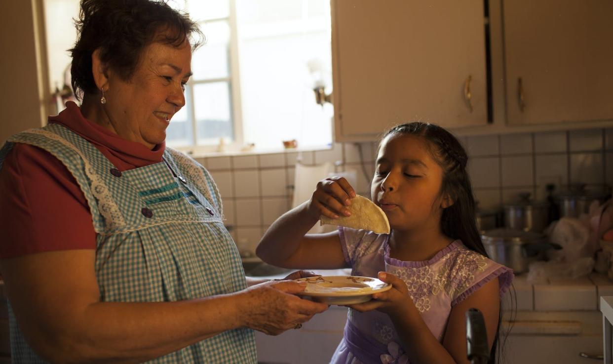 It's hard to divulge an inability to put food on the table. <a href="https://www.gettyimages.com/detail/photo/hispanic-woman-cooking-for-granddaughter-in-kitchen-royalty-free-image/579979911?adppopup=true" rel="nofollow noopener" target="_blank" data-ylk="slk:Shestock/Tetra images via Getty Images;elm:context_link;itc:0;sec:content-canvas" class="link ">Shestock/Tetra images via Getty Images</a>