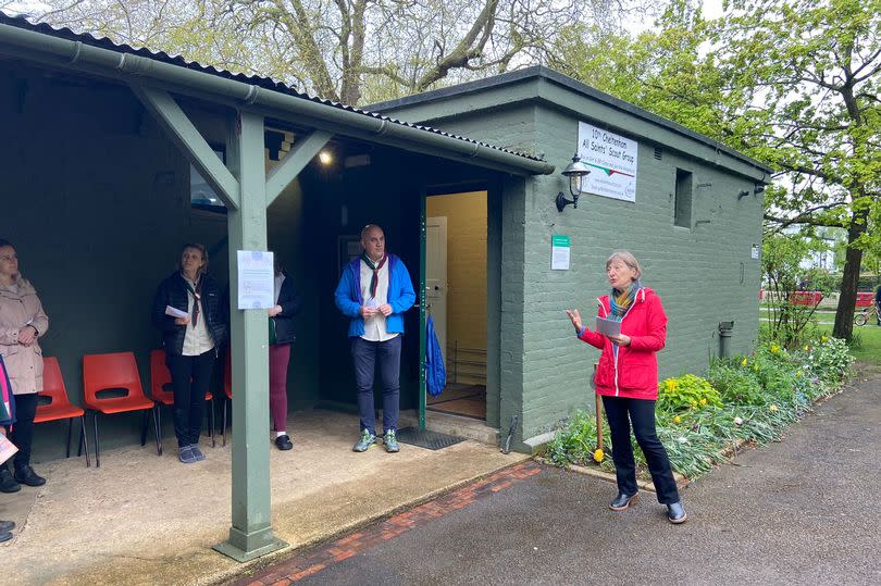 The new community hub based at Pittville Park, which was once an air raid shelter during the Second World War