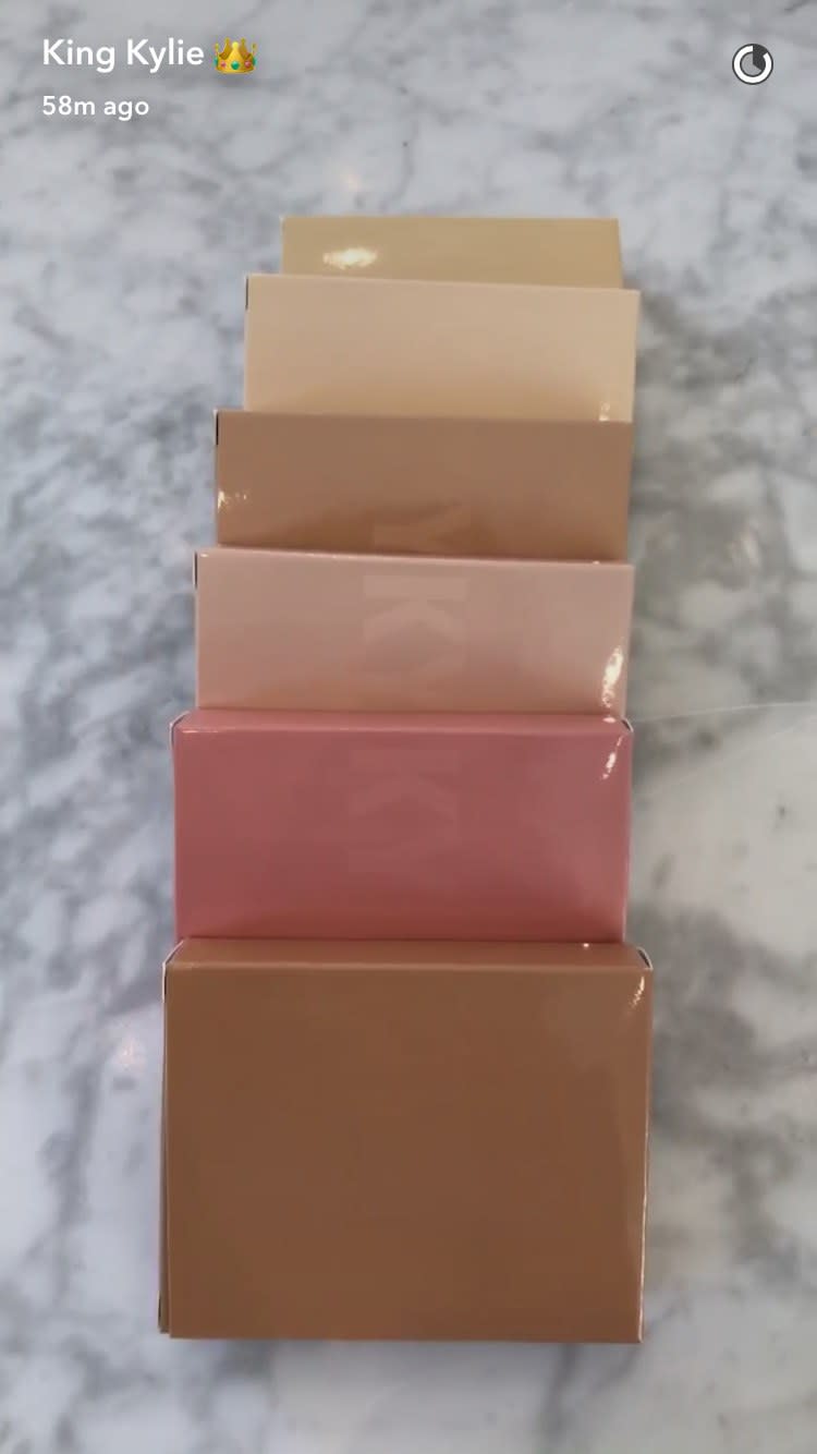 Kylie Jenner just announced six new shades of the rumored Kylie Cosmetics Kylighter, which launch next week.