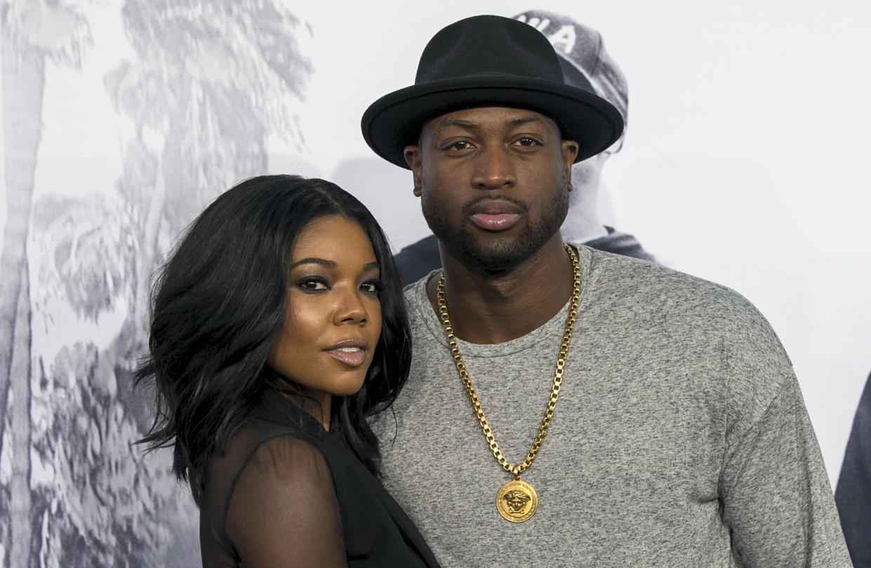 Dwyane Wade is speaking out after a family photo shared by wife Gabrielle Union drew criticism. (Photo: REUTERS/Mario Anzuoni)