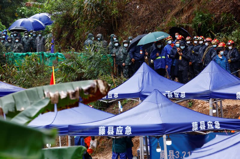 China Eastern Airlines plane crash in Wuzhou