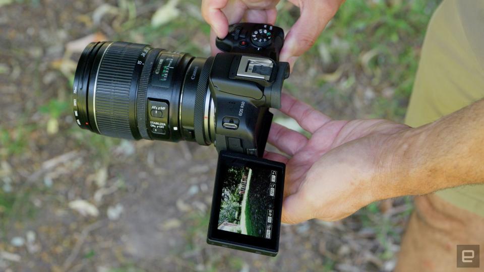 <p>Canon EOS R50 review: Big performance for a tiny camera</p>
