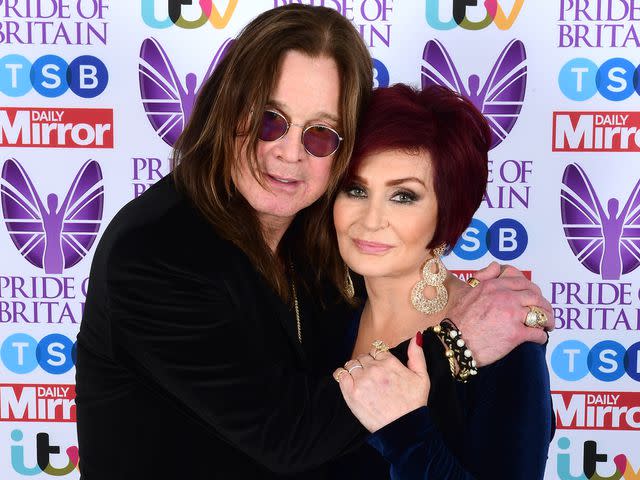 Ian West/PA Images/Getty Sharon and Ozzy Osbourne during The Pride of Britain Awards 2017, at Grosvenor House, Park Street, London.