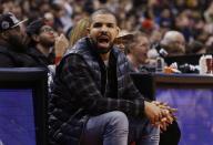 <p>Canadian R&B artist Drake is involved in much more than his clothing line OVO and being the Toronto Raptors ambassador; he also launched <a rel="nofollow noopener" href="https://virginiablackwhiskey.com/" target="_blank" data-ylk="slk:Virginia Black Whiskey;elm:context_link;itc:0;sec:content-canvas" class="link ">Virginia Black Whiskey</a>. The ‘decadent American’ liquor is a collaboration between the rapper and Brent Hocking, creator of DeLeón tequila. </p>