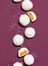 Think of these snowball-esque mochi treats like sweet dumplings stuffed with a mixture of crunchy roasted peanuts and creamy <a href="https://www.bonappetit.com/story/best-peanut-butter-smuckers-natural?mbid=synd_yahoo_rss" rel="nofollow noopener" target="_blank" data-ylk="slk:peanut butter;elm:context_link;itc:0" class="link ">peanut butter</a> and honey. <a href="https://www.bonappetit.com/recipe/coconut-peanut-mochi-balls?mbid=synd_yahoo_rss" rel="nofollow noopener" target="_blank" data-ylk="slk:See recipe.;elm:context_link;itc:0" class="link ">See recipe.</a>