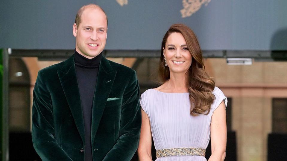 Prince William, Duke of Cambridge and Catherine, Duchess of Cambridge attend the Earthshot Prize 2021 at Alexandra Palace on October 17, 2021 in London, England.