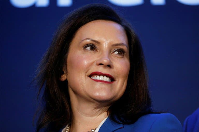 La gouverneure du Michigan Gretchen Whitmer le 27 janvier 2020 à Hamtramck (Michigan)
 - BILL PUGLIANO © 2019 AFP