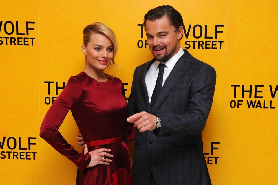 Margot Robbie and Leonardo DiCaprio performed sex scene on a bed of money in Wolf of Wall Street (Getty Images)