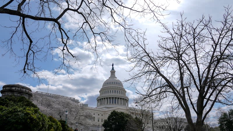 The US Capitol is seen on Tuesday, March 19, 2024, in Washington. (AP Photo/Mariam Zuhaib)