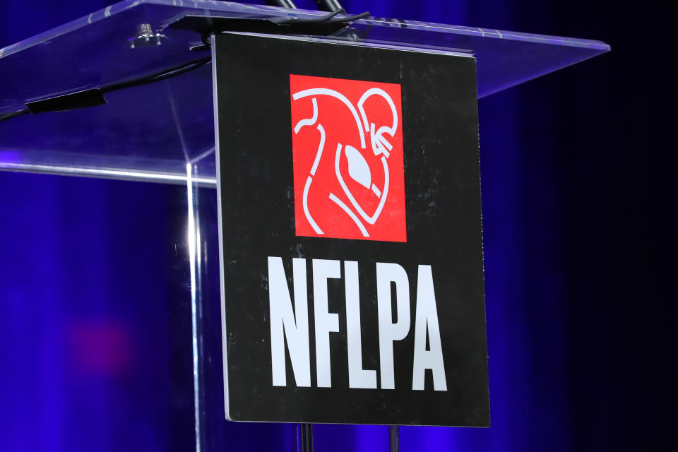 Members of the NFL Players Association and NFL met on Wednesday for bargaining sessions. (Getty Images)