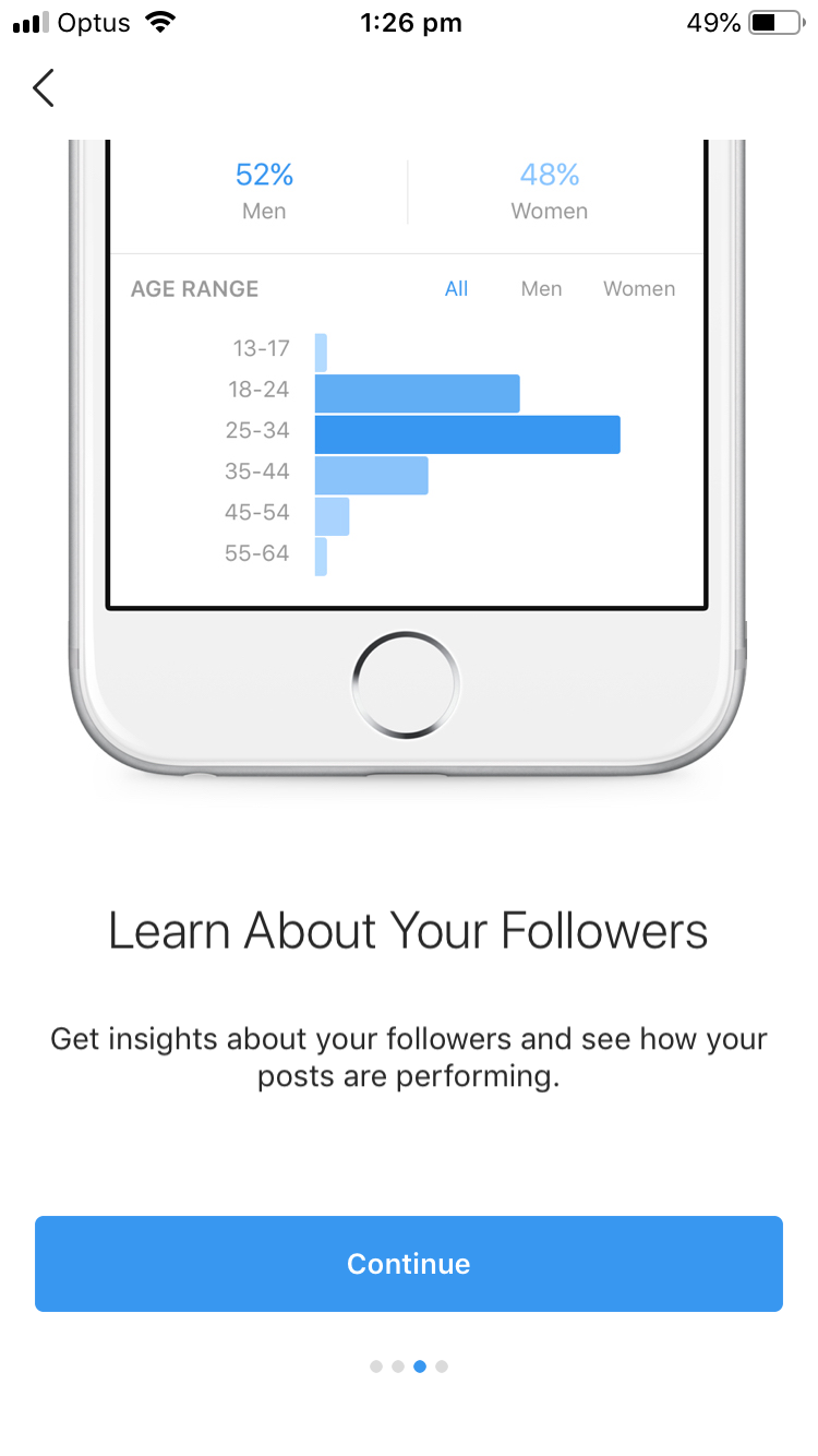 Setting up the account which provides analytics views is as easy as a few clicks. Photo: Supplied