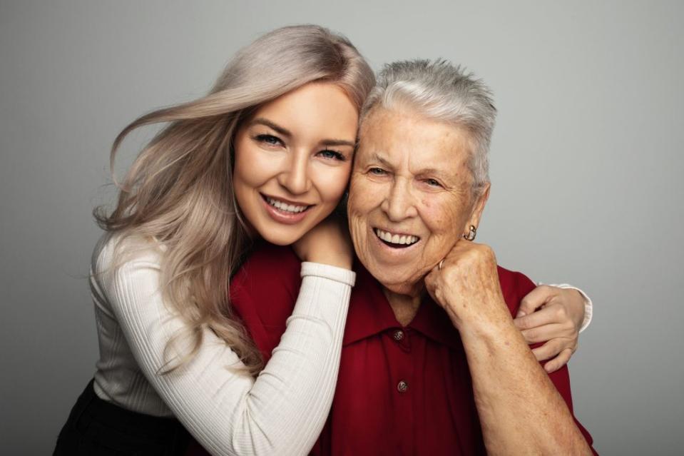 Tara Bosch and her grandmother Oma