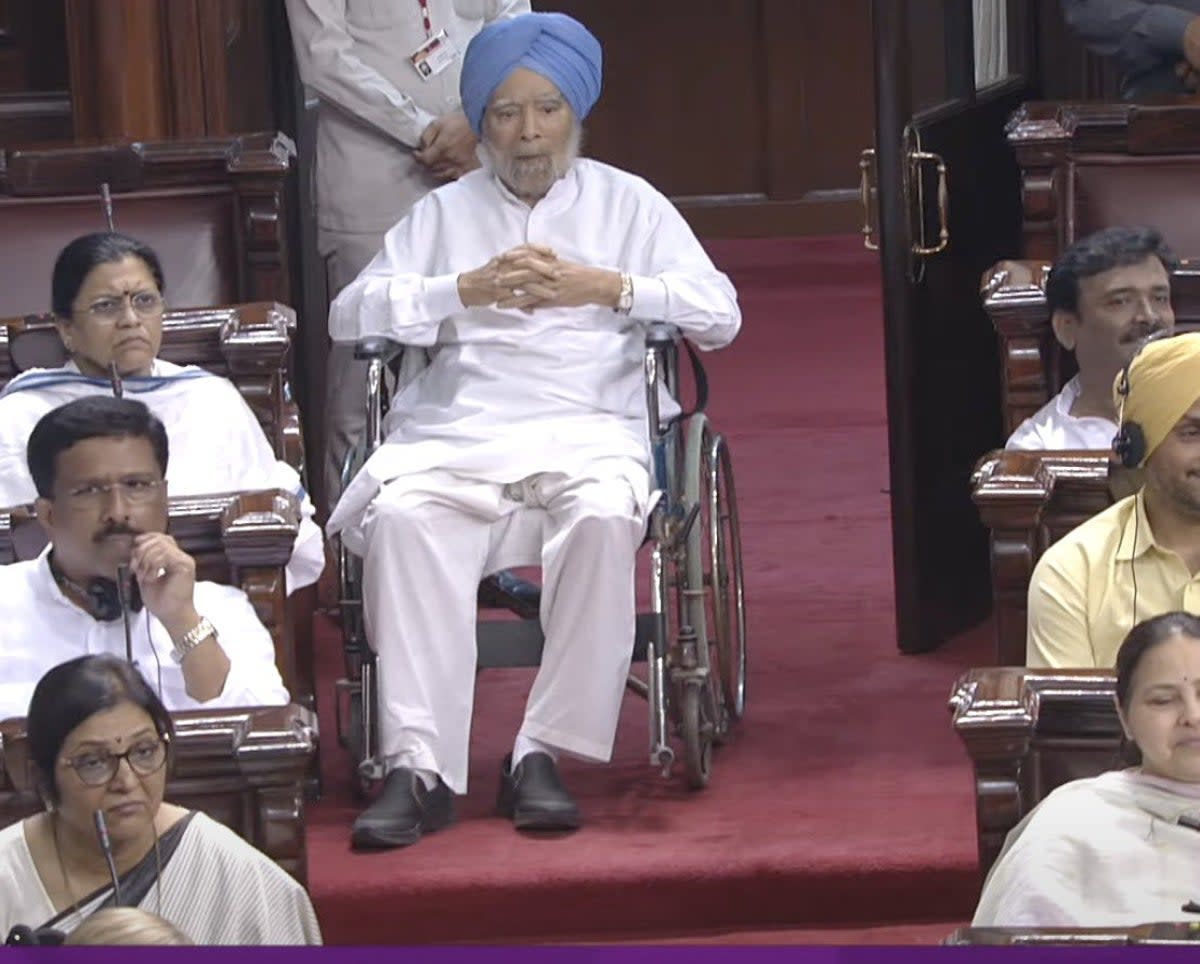 Dr Manmohan Singh’s track record in parliament shows his attendance to be 77 per cent, just 2 per cent less than the national average (Screengrab/Sansad TV)