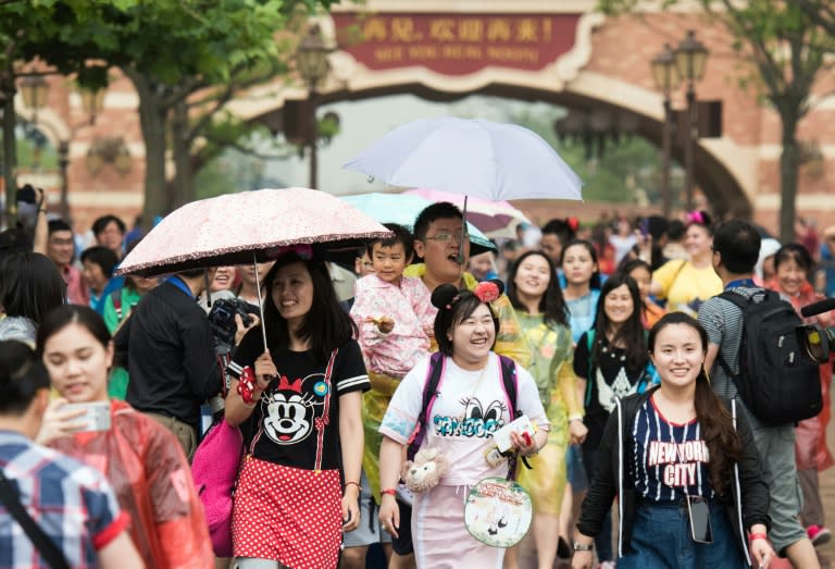 The launch of the $5.5-billion Shanghai Disney resort, representing one of the biggest ever foreign investments in China, comes as growth in the world's second largest economy slumps