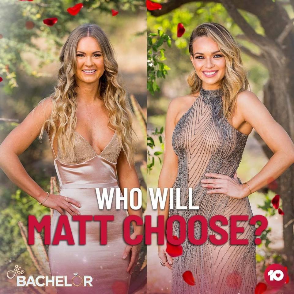 Cheldie McLeod and Abbie Chatfield on The Bachelor