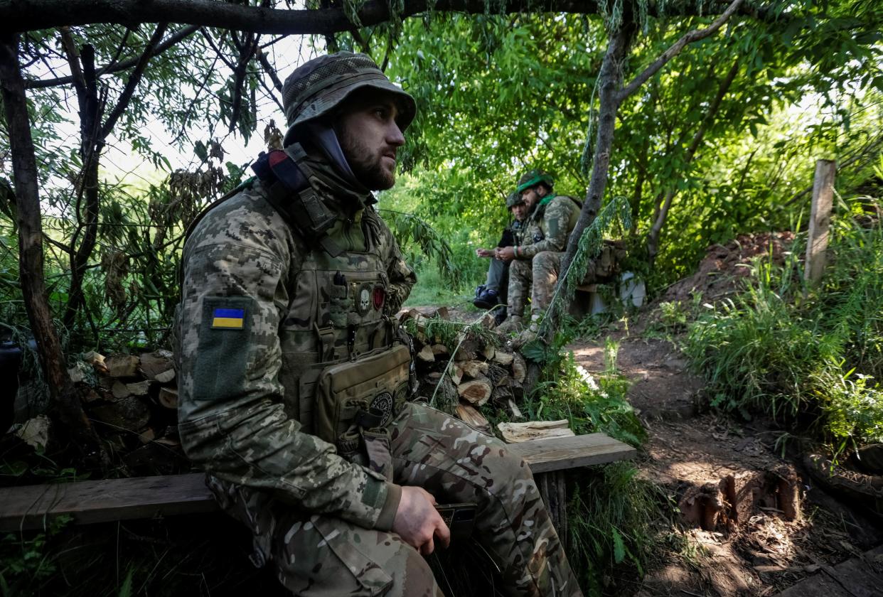 A Ukrainian service member amid Russia's attack on Ukraine, in Donetsk region (REUTERS)