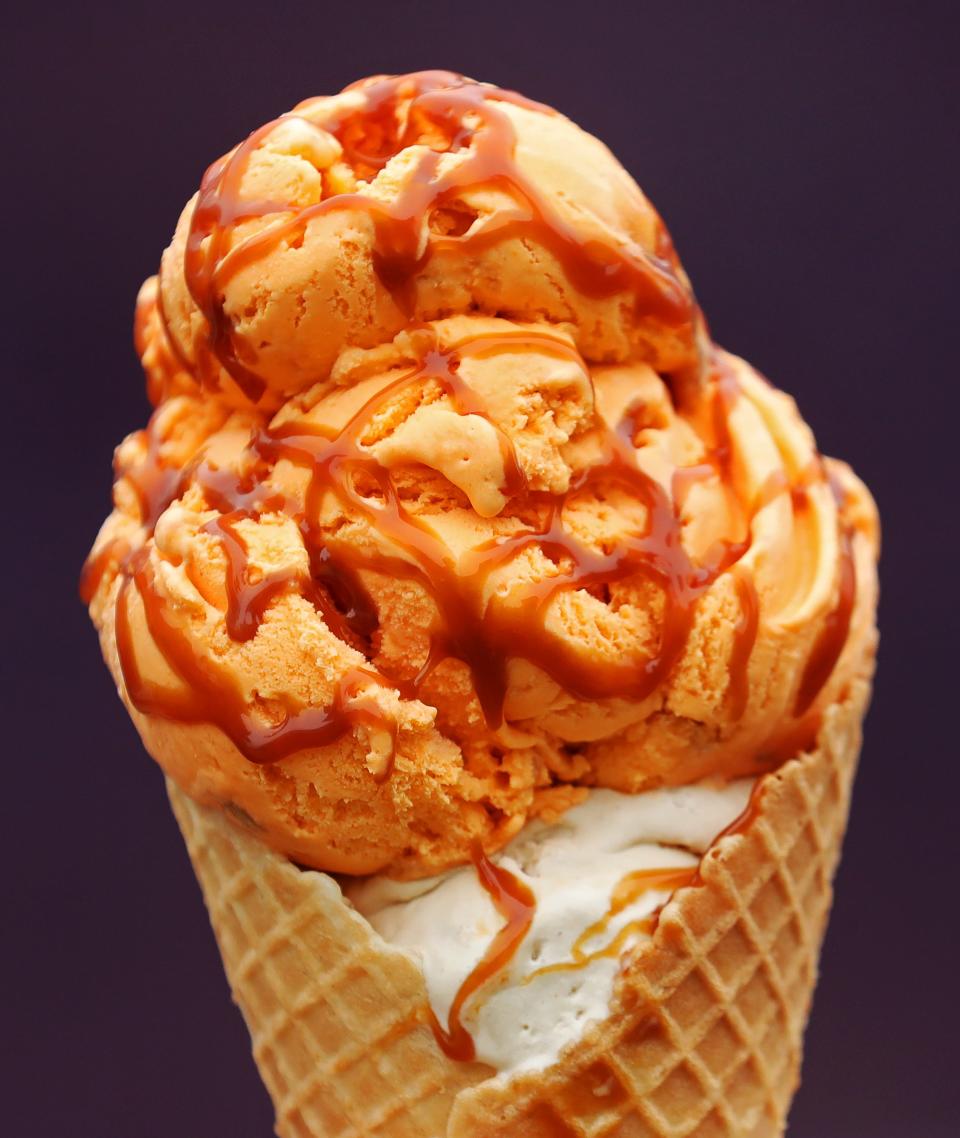 Pumpkin praline ice cream from Chill Ice Cream
