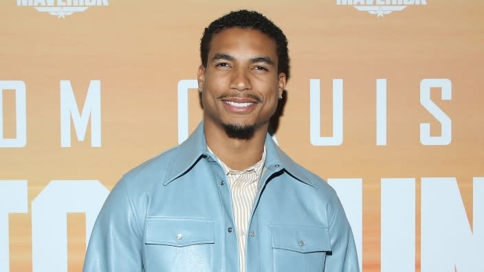 Greg “Tarzan” Davis attends a TikTok special screening of “Top Gun: Maverick” last month at the Dolby Theatre in Los Angeles. (Photo: Phillip Faraone/Getty Images)