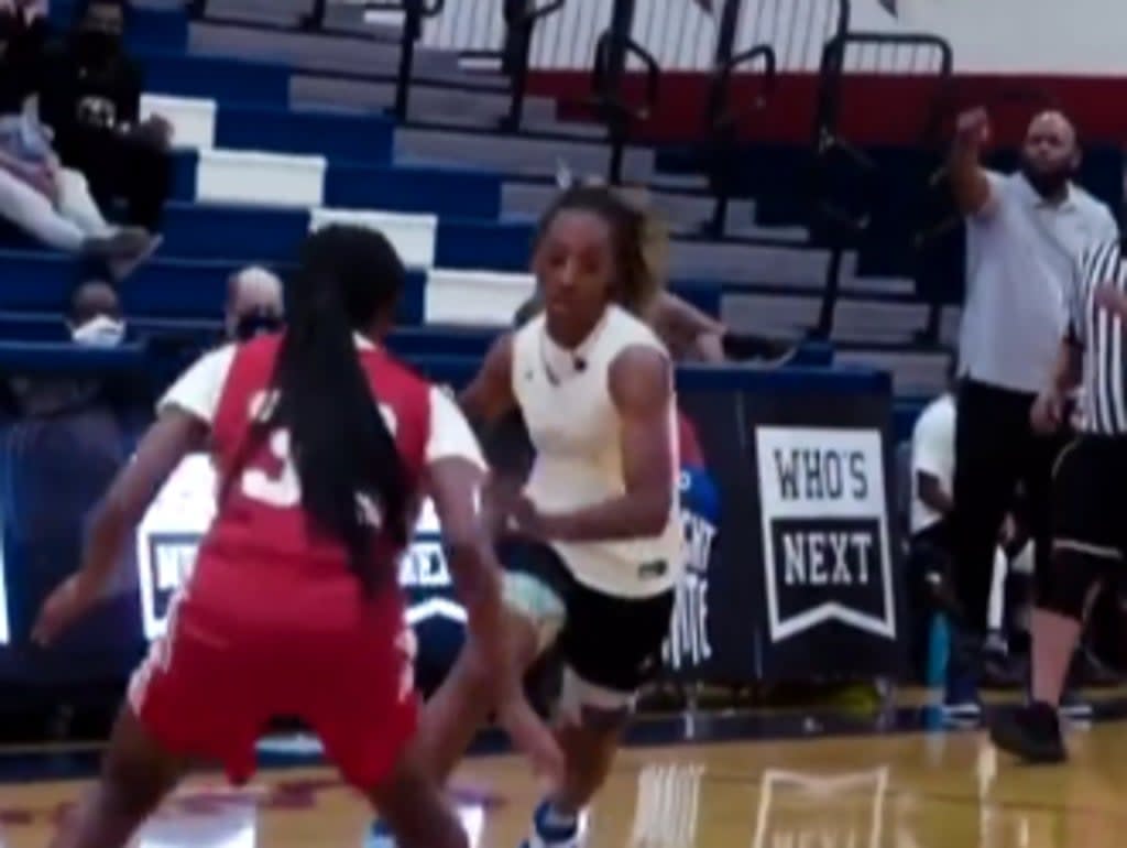 Aaliyah Gayles, 18, is a point guard who attends Las Vegas’ Spring Valley High School (Screengrab/Video)