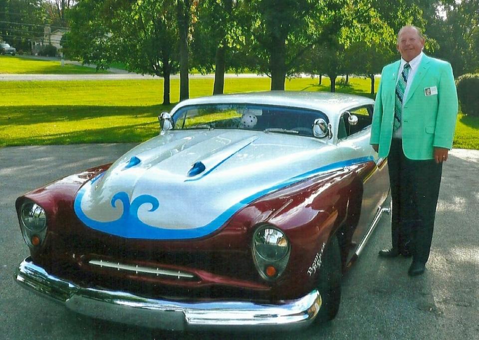 DeWitt Powell customized his 1951 Mercury, dubbed "Born Again II," and featured it on a Gospel tract with the message that people can also be made new through faith in Jesus.