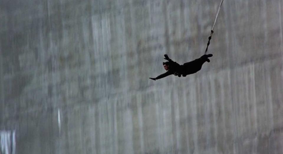 That dam bungee jump (GoldenEye)