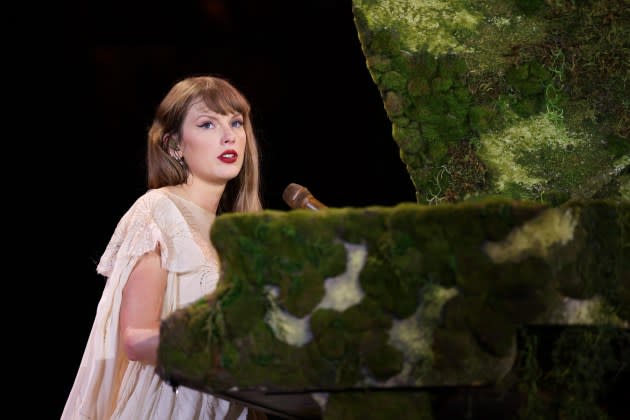 Taylor Swift performing in Gelsenkirchen, Germany.  - Credit: Andreas Rentz/TAS24/Getty Images