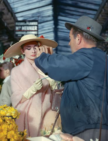 <p>Paramount Pictures</p> Audrey Hepburn 1956 Funny Face