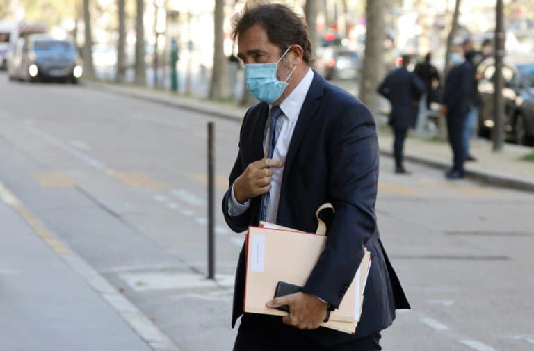 Le président du groupe LaREM à l'Assemblée nationale Christophe Castaner, à Paris le 21 octobre 2020 - Ludovic MARIN © 2019 AFP