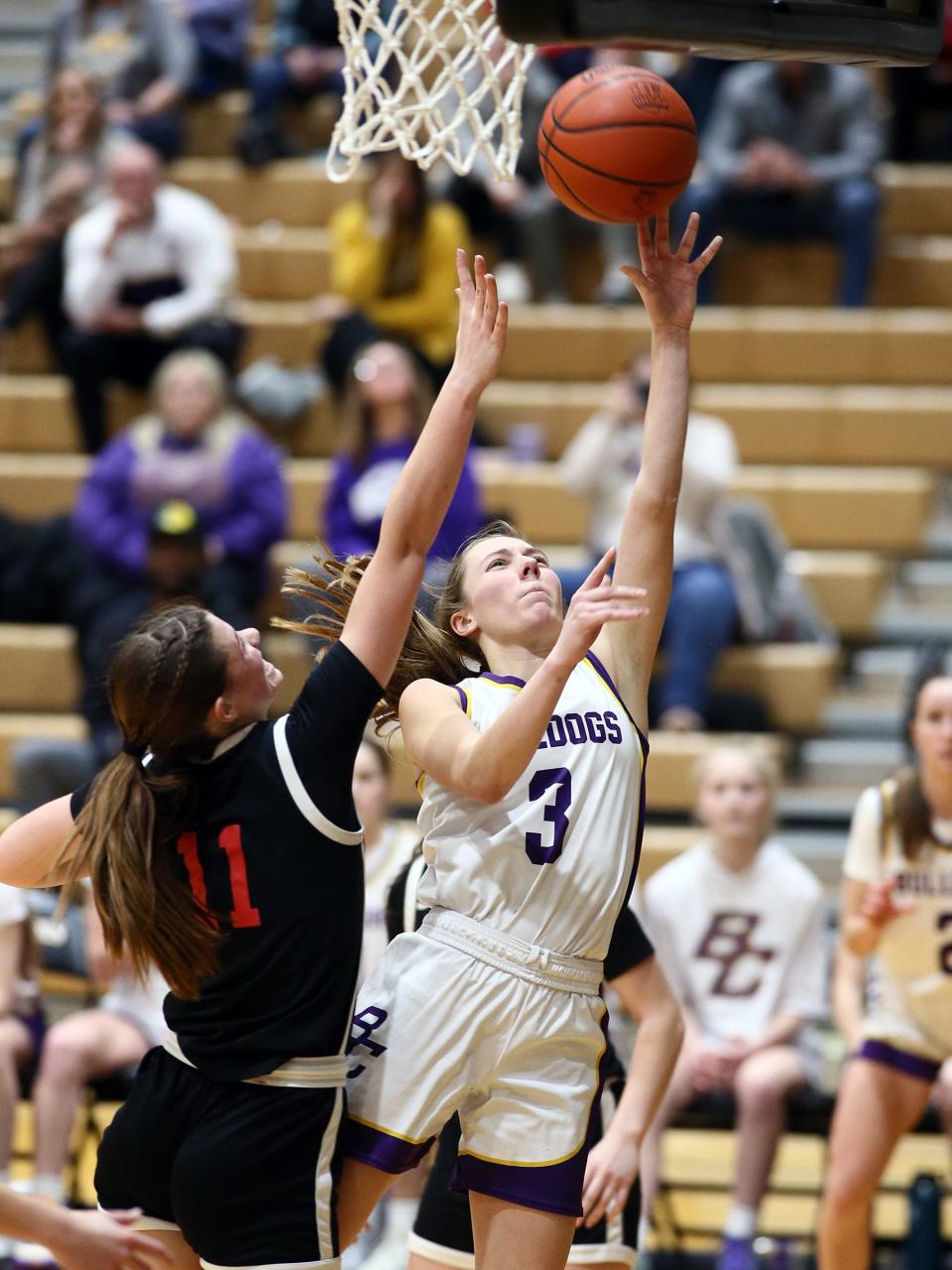 Emily Bratton had 26 points, six rebounds and five assists in Bloom-Carroll's district championship victory.