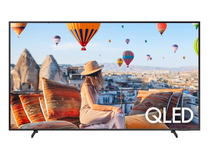The Samsung QE1C QLED 4K TV on a white background.