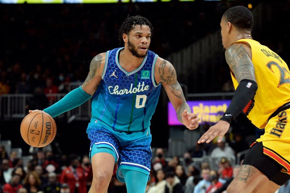 Miles Bridges led the Charlotte Hornets to victory (Edward M. Pio Roda/AP) (AP)