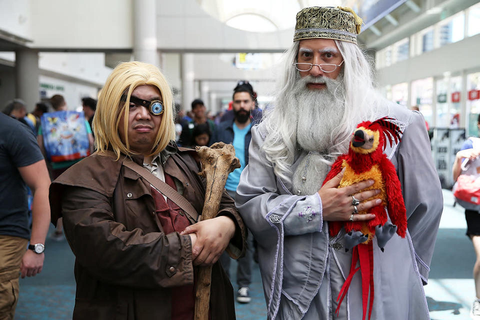 <p>The Dumbledore’s got a toucan. <i>(Photo: Phillip Faraone/Getty Images)</i></p>