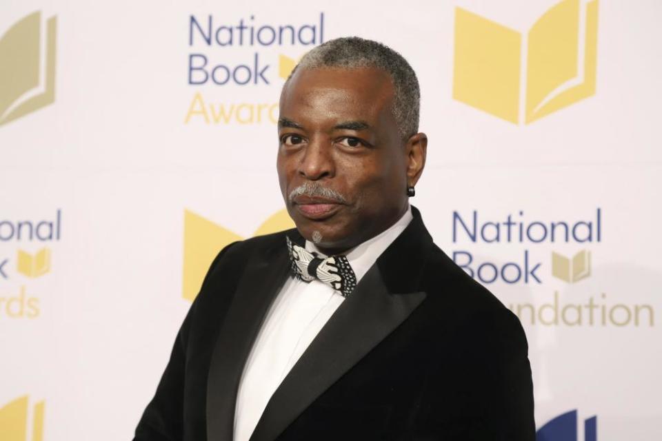 LeVar Burton, star of the children’s program Reading Rainbow, hosted the National Book Awards ceremony.