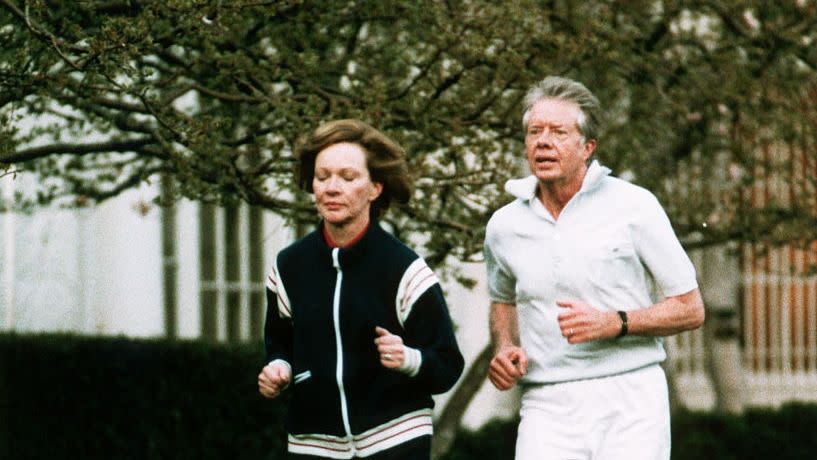 jimmy and rosalynn carter running