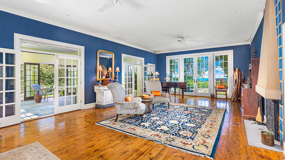 The formal sitting room.