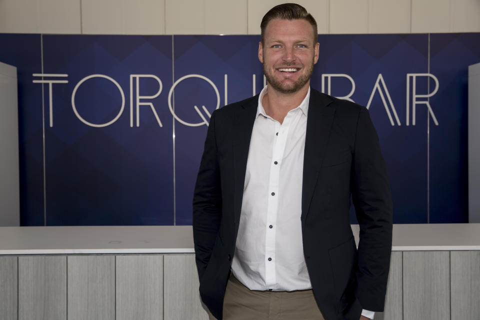 Sam Groth attends the Formula 1 Australian Grand Prix Preview Day on March 09, 2020 in Melbourne, Australia.