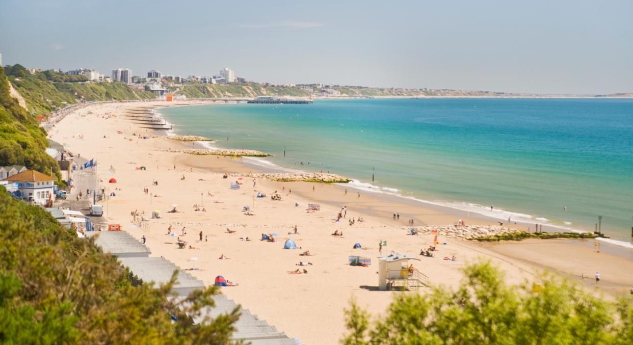 Bournemouth was named as the best beach in the UK (Getty)