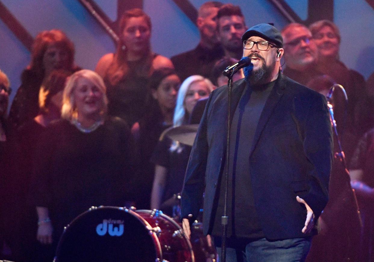 FILE - Big Daddy Weave performs during the 49th Annual GMA Dove Awards at Allen Arena on Tuesday, Oct. 16, 2018 in Nashville. They will perform in North Augusta on Oct. 25.