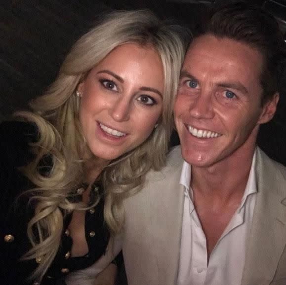 Roxy's husband Oliver Curtis was behind bars for insider trading. Source: Instagram