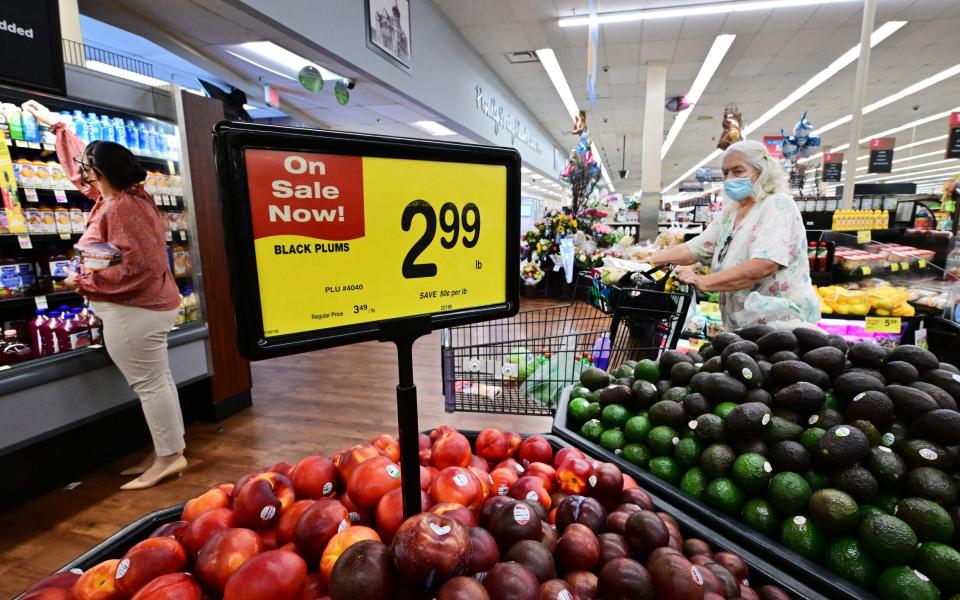 US inflation consumer prices interest rates Federal Reserve dollar - Frederic J. BROWN / AFP