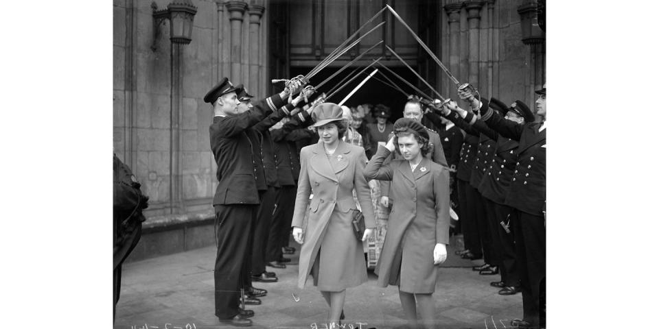 Princess Elizabeth and Princess Margaret