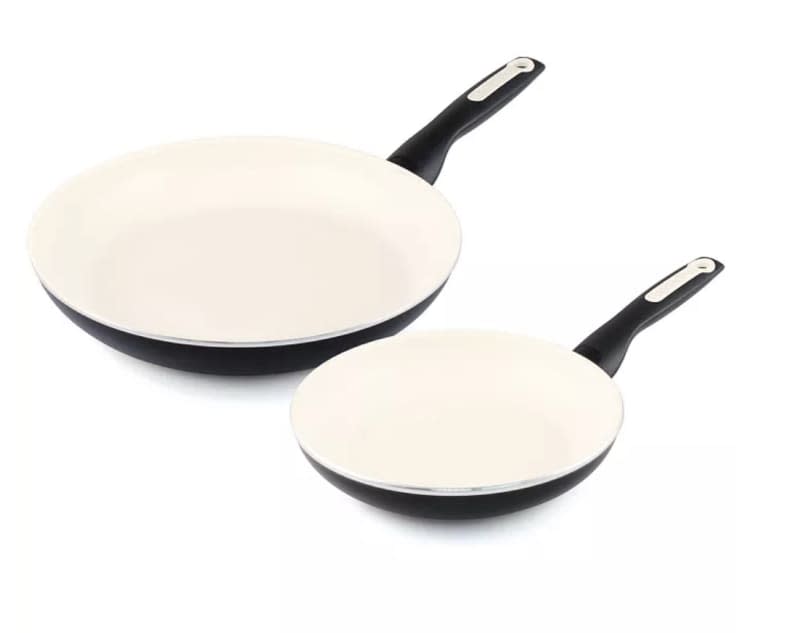 GreenPan Rio Ceramic Nonstick 8"and 10" Frypan Set