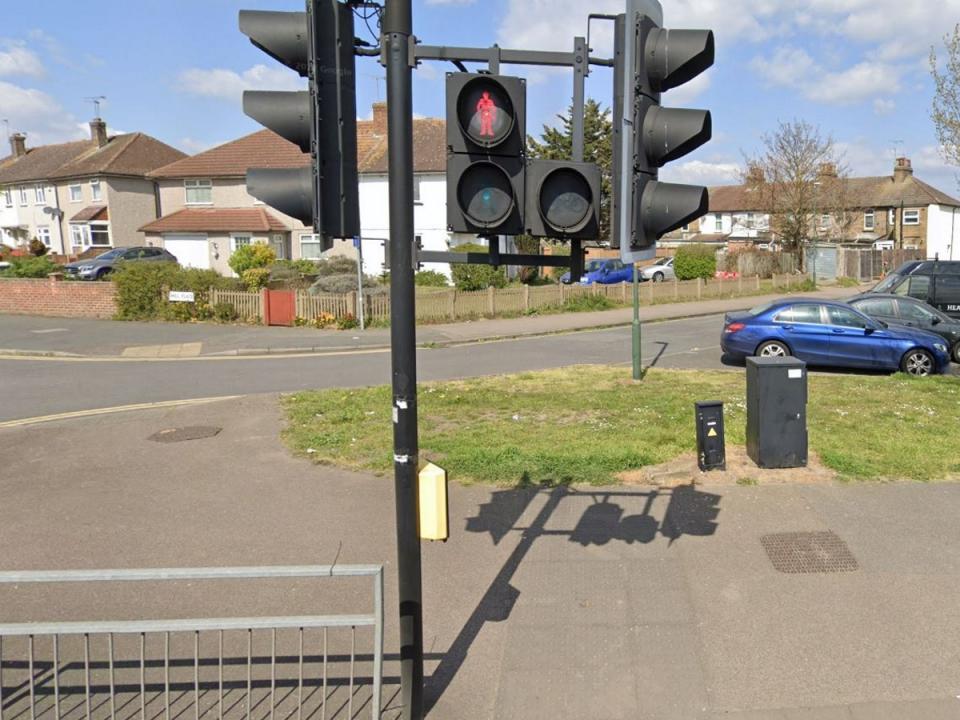 The lights before they were vandalised. (Google)